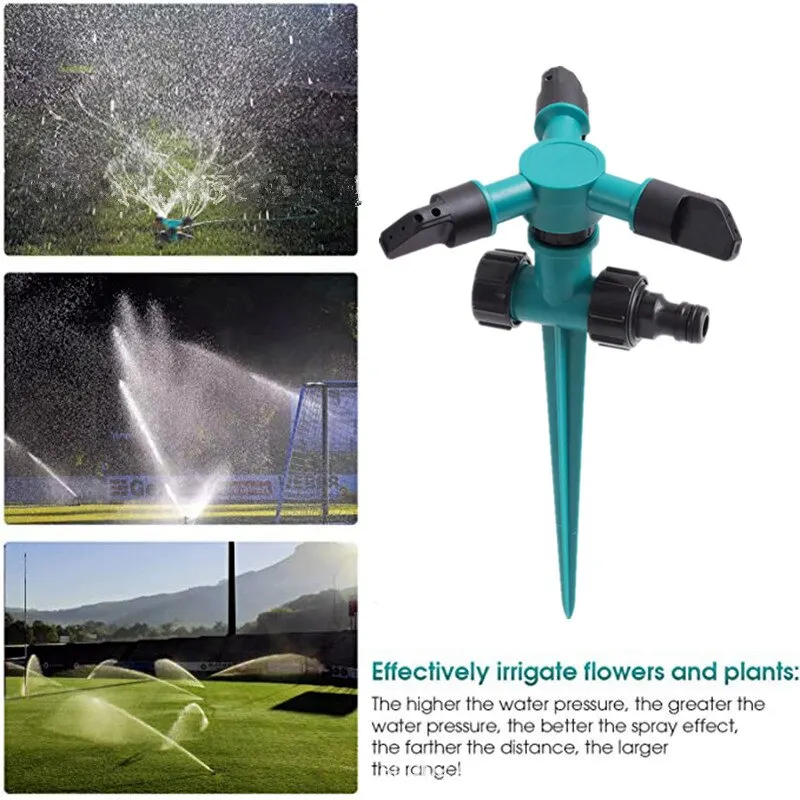 

360 Degree Automatic Rotating Garden Lawn Water Sprinklers System Quick Coupling Lawn Rotating Nozzle Garden Irrigation Supplies