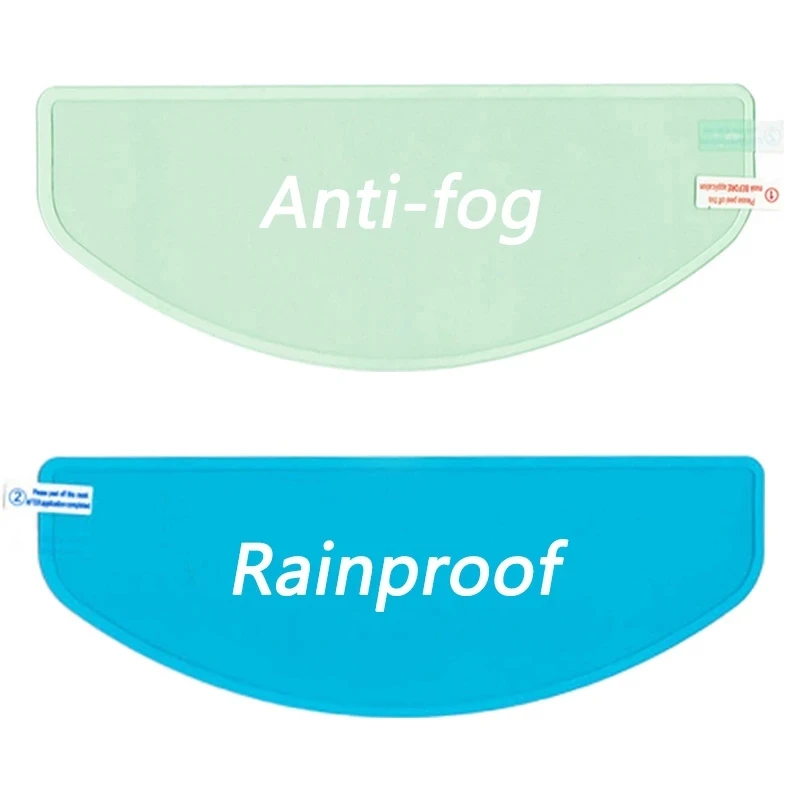 

Helmet Clear Anti-Fog Rainproof Film Three Styles Lens Sticker for Motorcycle Safety Driving Nano Coating Helmet Accessories