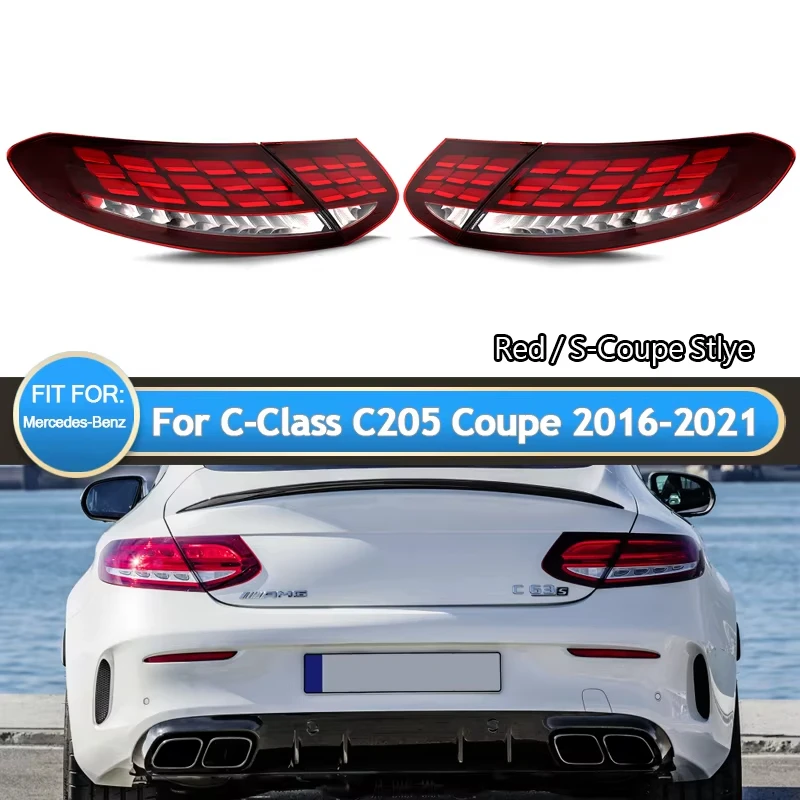 Светодиодный задний фонарь стоп-сигнала для Mercedes-Benz C-Class C205 A205 C300 C63 2016-2021