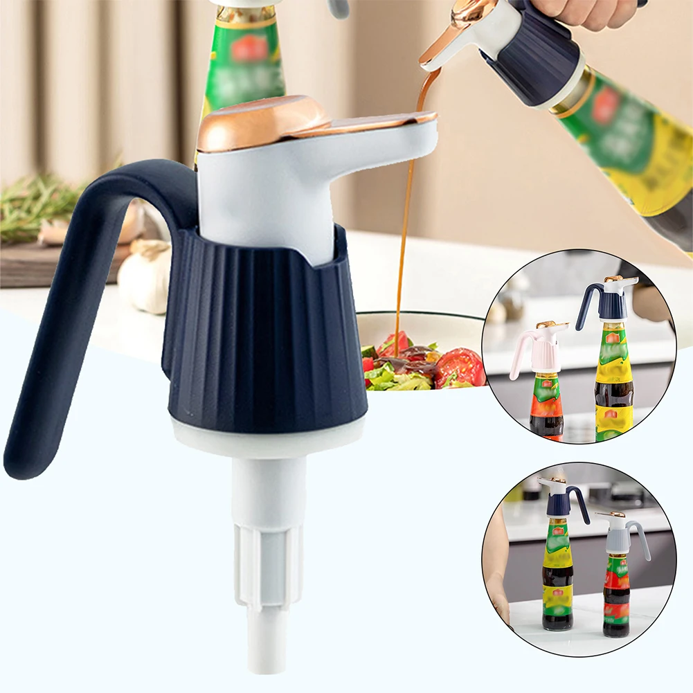 

Household Oyster Sauce Squeezer Vinegar/Olive Oil Bottle Pump Head Press-type Sauce Bottle Nozzle Kitchen Gadget