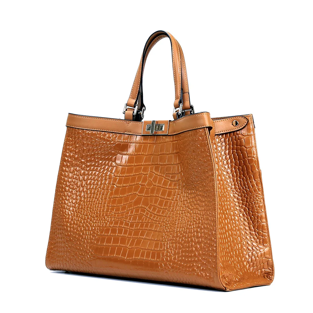 Handbag tote bag cross-body leather shoulder bag sac lacoste femme crocodile original  tote bag  bags for women  women bag