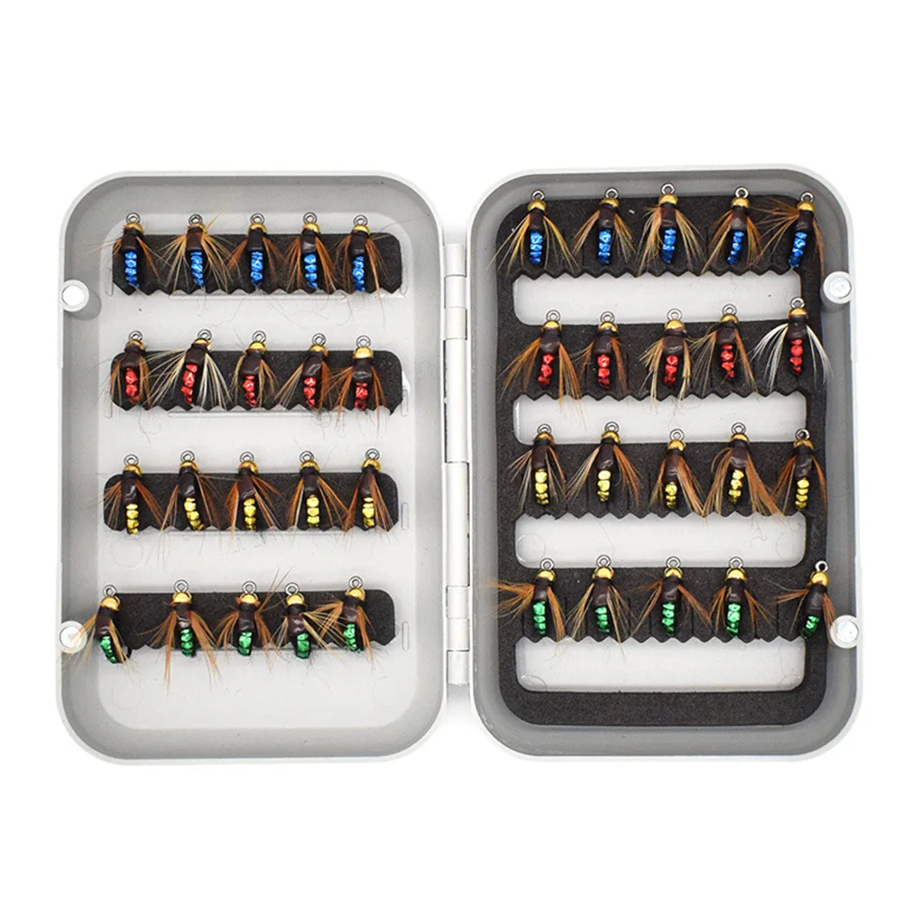 

5/10/40pcs Fly Hooks Flyfishing Flies Insect Lures Bait Decoy Bait Fishhook Mixed Color Carp Fishing Lure Fish Accessories