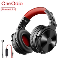 oneodio bluetooth5 2 over ear headphones wireless 110hrs play wired gaming stereo headsets with boom mic for phoneps4xbox pc