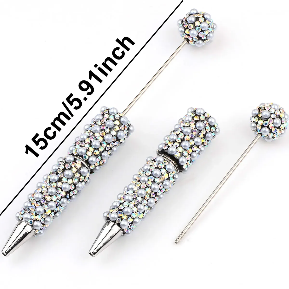 1 шт. 15 см встроенный искусственный жемчуг стразы креативная ручка из полимерной