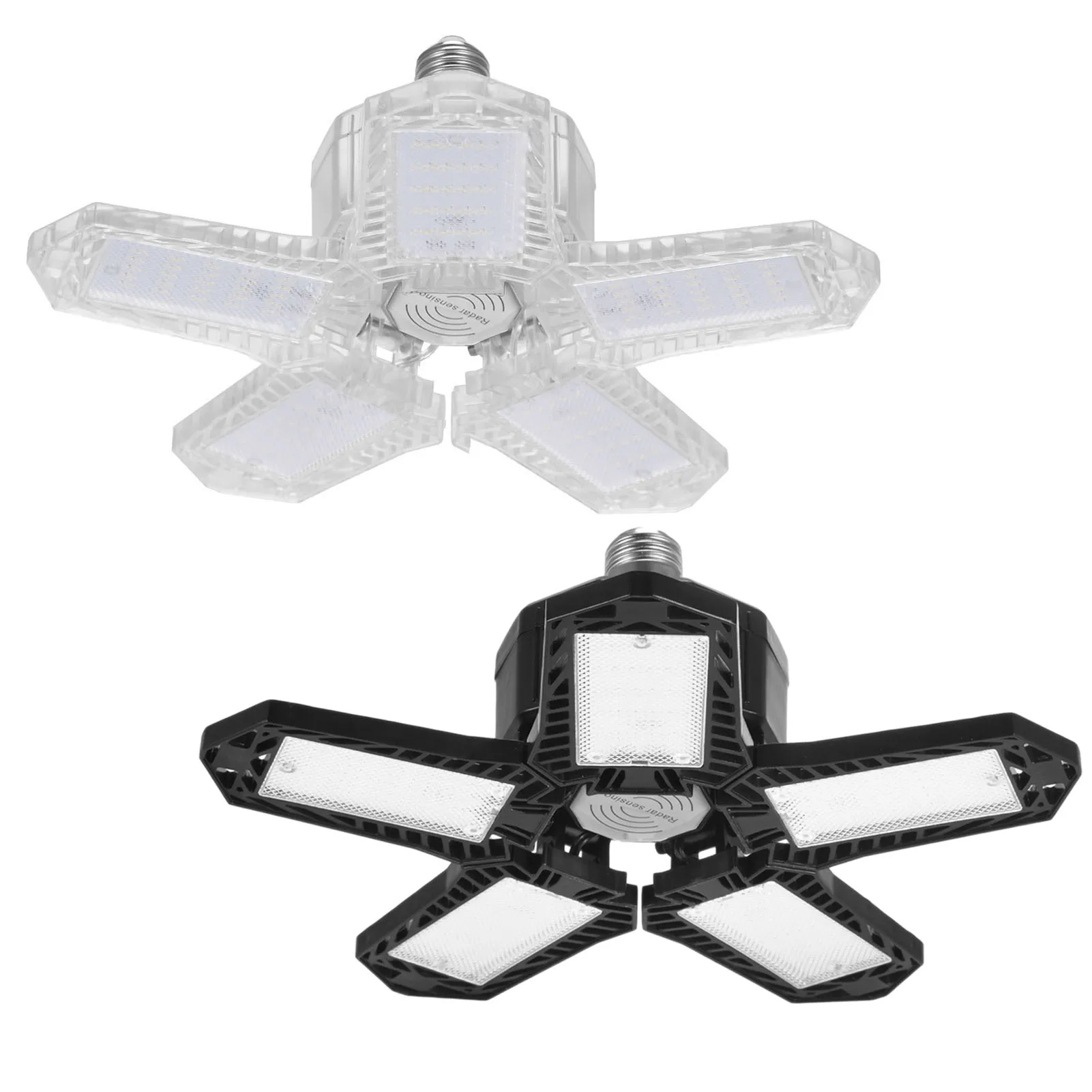 

80W/100W LED Garage Light E27/E26 8000LM/10000LM Lamp Deformable Bulb Ceiling Light For Warehouse Garage High Bay Light