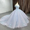 JANCEMBER Quinceanera Dresses Ball Gown Lace Flowers Vestidos De 15 Años 2023 Blue Pearls DY6530 Vestito Da Ragazza Di Fiori 3