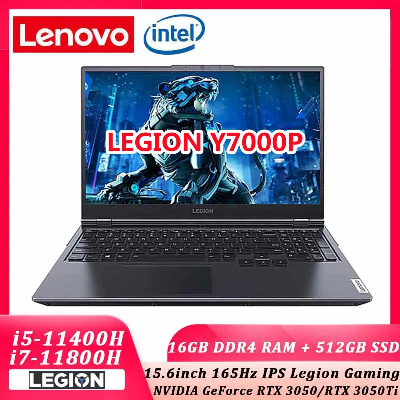 

Lenovo Legion Y7000P 2021 15.6inch Gaming Laptop Intel i5-11400H/i7-11800H Geforce RTX 165Hz High Refresh Rate IPS Full Screen