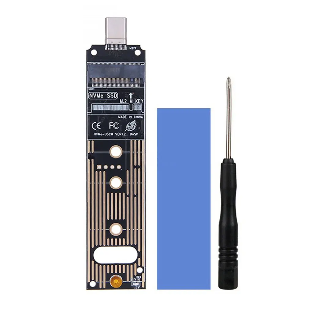 

Адаптеры M.2 на USB 3,1 с отверткой JMS583 SSD преобразователь Райзер карта 10 Гбит/с M.2 PCIE адаптер карта для футляра жесткого диска NVME