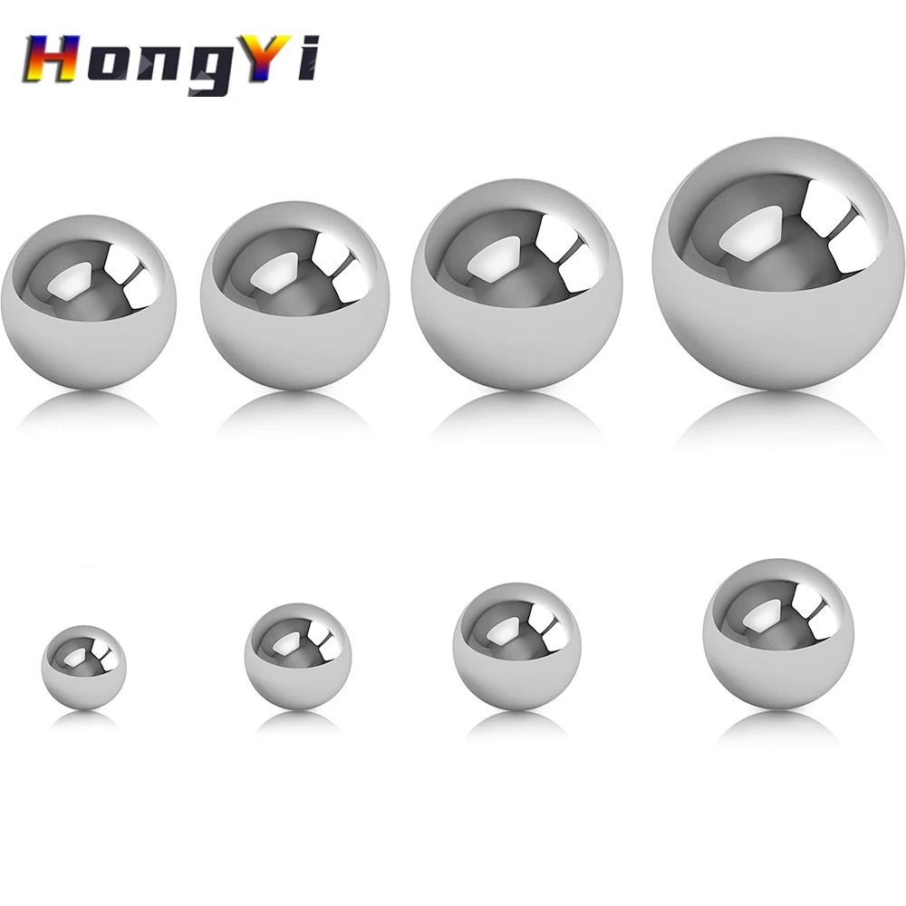 

20/50/100 шт., диаметр 3 мм, 3,175 мм, прецизионные твердые шарики, стальной подшипник GCR15, гладкие круглые бусины