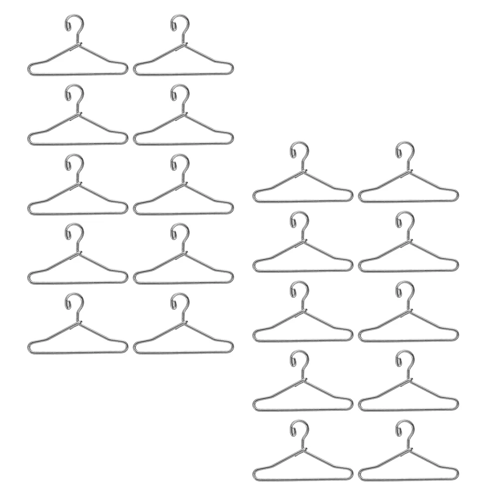 

Hanger Dress Holding Rack Mini Coat Hangers Holder Clothes Support Letter Decor Miniature items
