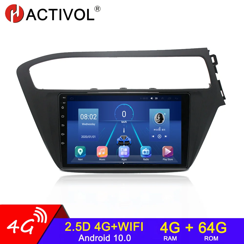 

Автомагнитола 2 din для Hyundai I20 RHD 2018-2019, 4 + 64 ГБ, Android 10