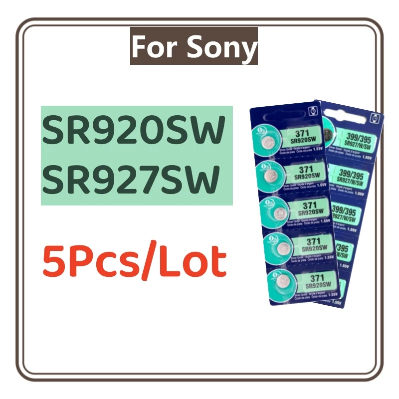 Литиевые батарейки для Sony SR927SW AG7 395 LR927 395AL 926F 337 ...