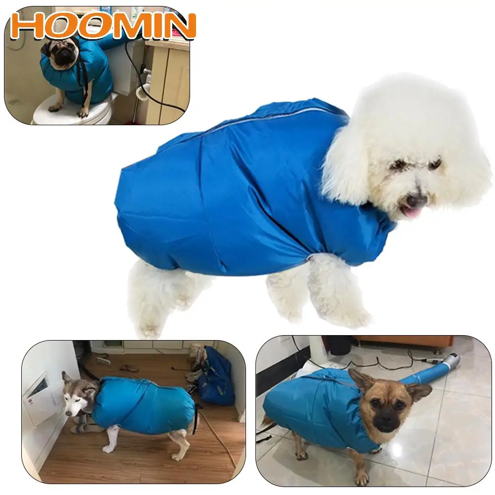 HOOMIN Quik Drying Folding Dogs Hair Dryer Blow Bag Dog Cleaning Accessories Portable Pet Drying Bag Grooming Bag