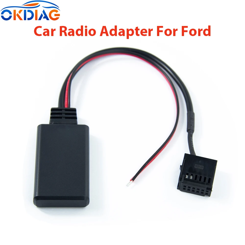 

Newest Car Radio 5000 6000 CD BLUETOOTH 5.0 AUX MUSIC ADAPTER For FORD FOCUS 6000CD AUDIO CABLE 12Pin Car Audio Adapter