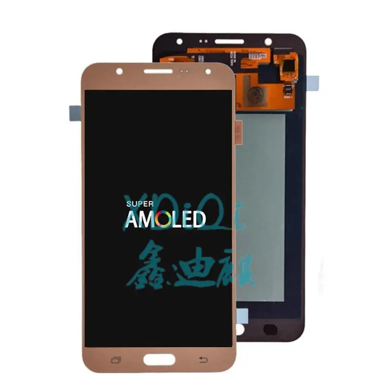 

ЖК-дисплей Super AMOLED для Samsung Galaxy J7 2015 J700 J700F J700H J700M, ЖК-дисплей с сенсорным экраном и дигитайзером в сборе