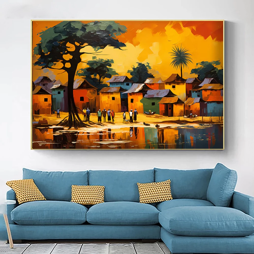 Абстрактные африканские художественные плакаты принты для гостиной домашний