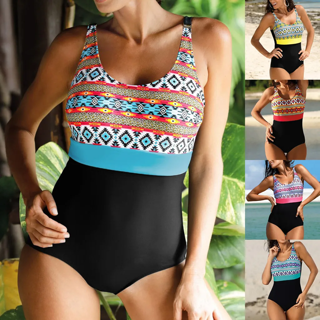 

Bikini Bottom For Me Women Summer Backless Sexy Print Swimwear Beachwear Siamese Swimsuit Bikini Sexy Bikini Bikini