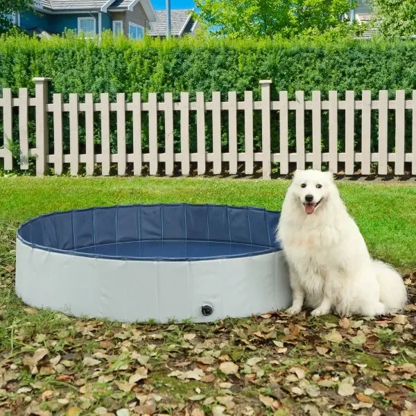 

Foldable Pet Bath Pool, Collapsible Dog Bathing Tub, Kiddie and Toy Pool for Dogs Cats and Kids