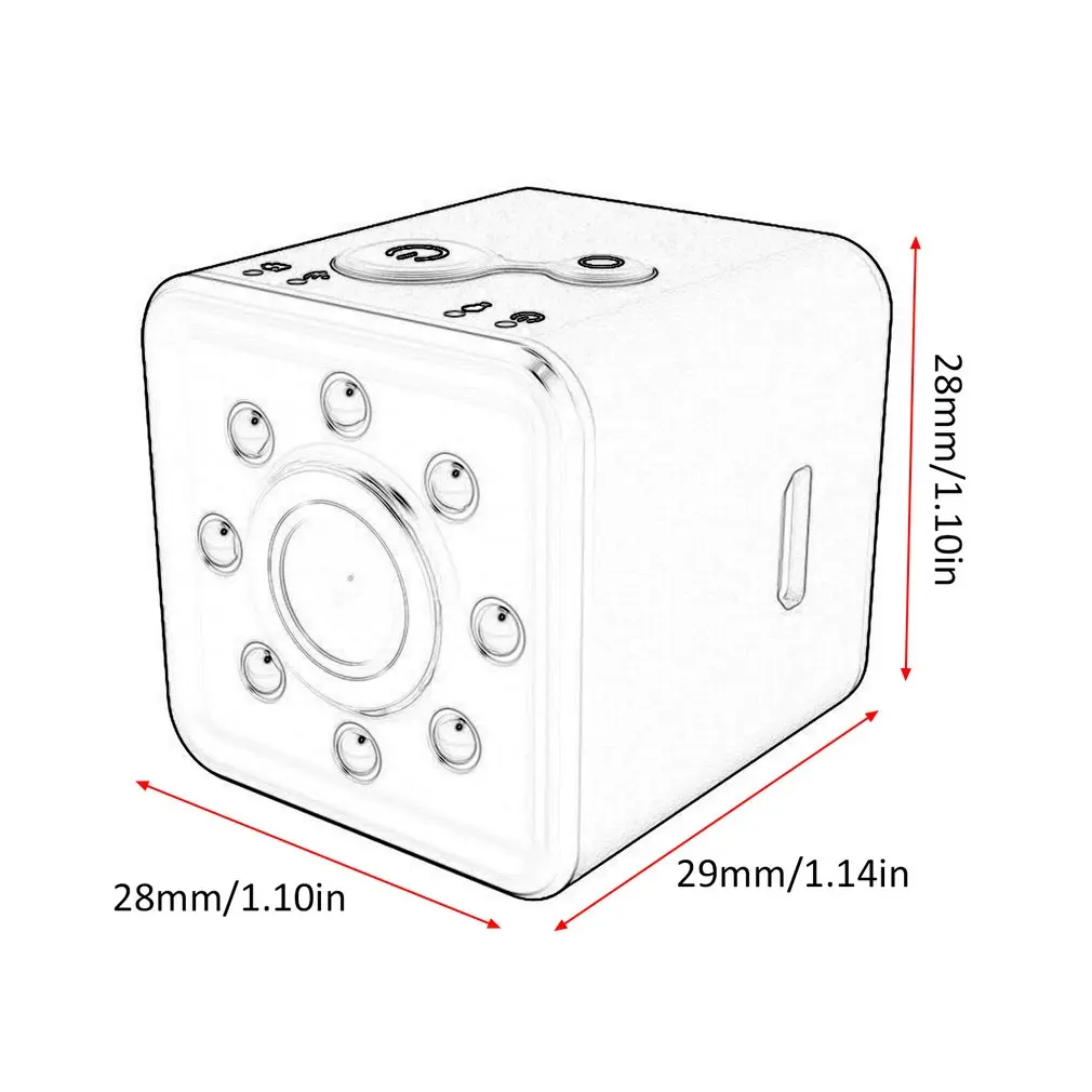 Original Mini Cam WIFI Camera SQ13 SQ23 SQ11 SQ12 FULL HD 1080P Night Vision Waterproof Shell CMOS Sensor Recorder Camcorder images - 6