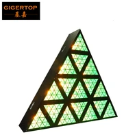 tiptop triangle shape led pixel background lighting dmx control 51264ch goden color rgb 3in1 matrix effect splicable shell