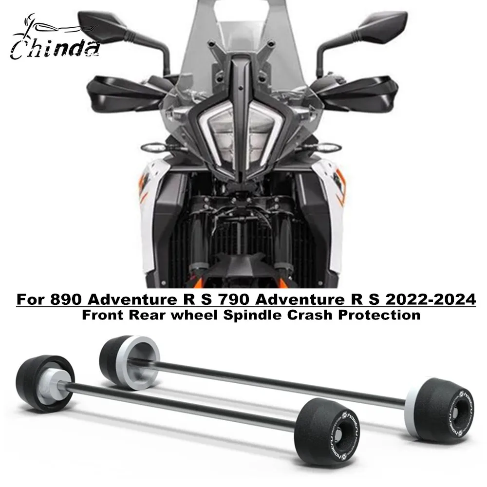 Для KTM 790 Adventure R S 890 ADV 2022-2024 мотоциклетная вилка и задняя ось противоударный