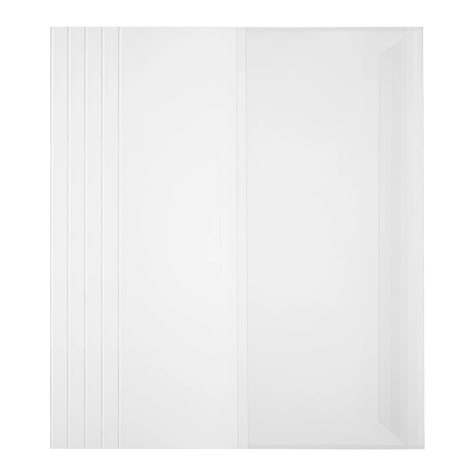 

NUOLUX 5pcs 16K Textbook Covers Clear Waterproof Reusable Book Covers Note Book Film Protectors