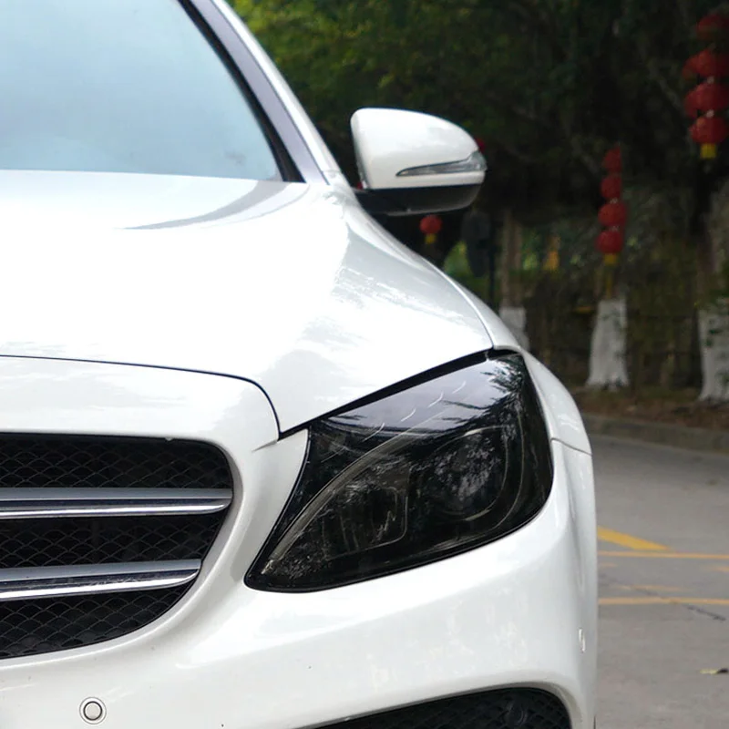 Дымовая матовая черная Автомобильная фара пленка ТИНТ фотолампа