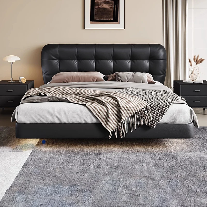 Эстетические кровати для отдыха роскошные каркасные с держателями спальни