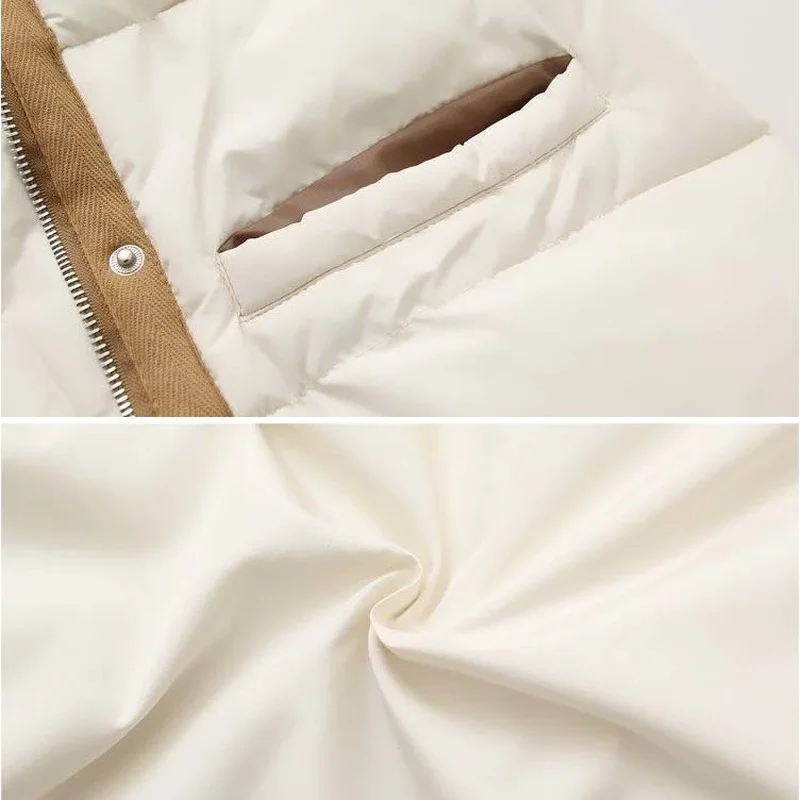 Женские жилеты зимние Безрукавки на пуговицах с несколькими карманами теплые