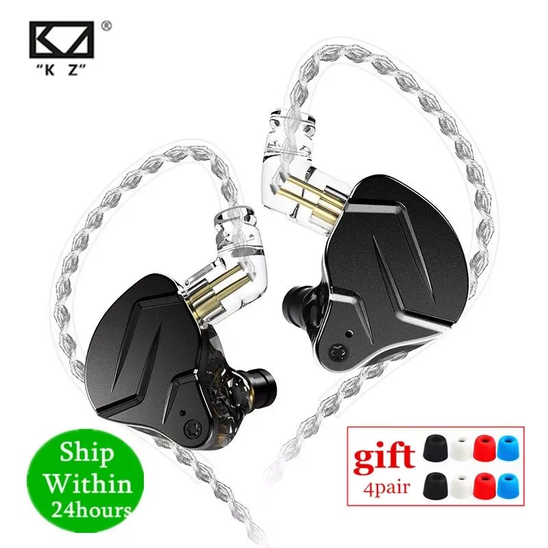 

KZ ZSN Pro X 1BA+1DD Hybrid Driver In Ear Earphone HIFI Bass Earbuds Metal Monitor Earphone Sport Headset KZ ZSTX ZSN PROX ZSX