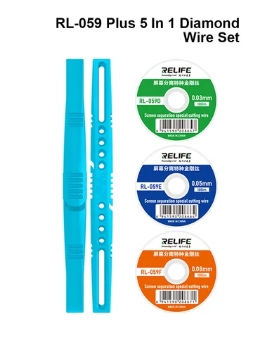 Разделительный экран RELIFE RL-059 Plus 5 в 1, набор разделительных проводов с ручкой для ремонта экрана телефона и ЖК-дисплея