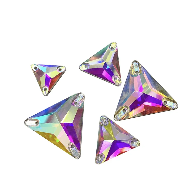 AB и Clear, Пришивные кристаллы, стразы, аппликация, большой цветок, искусственное украшение для платьев, обуви