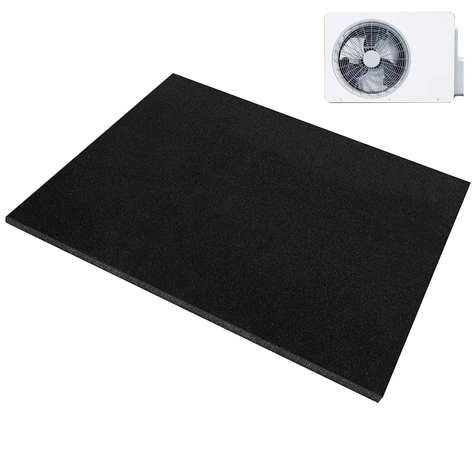 

Air Conditioner Drip Cushion Air Conditioner Drip Cushion For Outside Black Sponge AC Rain Cover 60 X 43CM/23.62 X 16.92 Inches