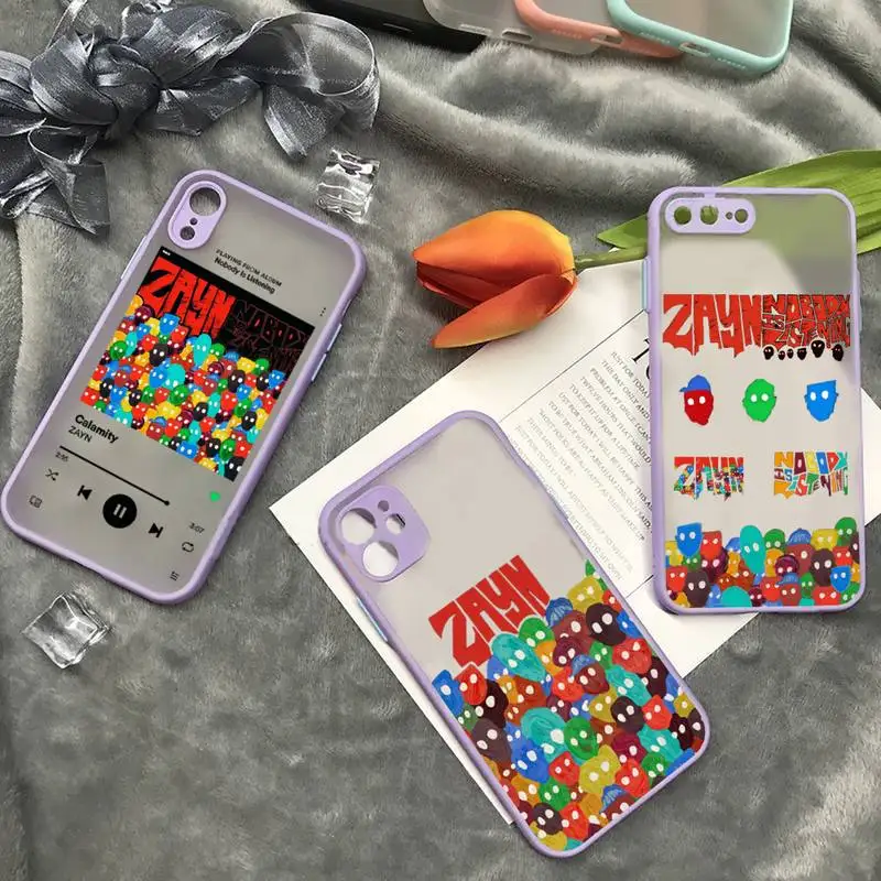 

ZAYN Nobody Is Listening Phone Case matte transparent For iphone 7 8 11 12 13 plus mini x xs xr pro max cover