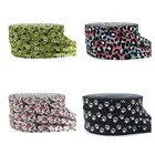 Эластичная лента с леопардовым принтом Медвежья Лапа, 10 лет, 16 мм