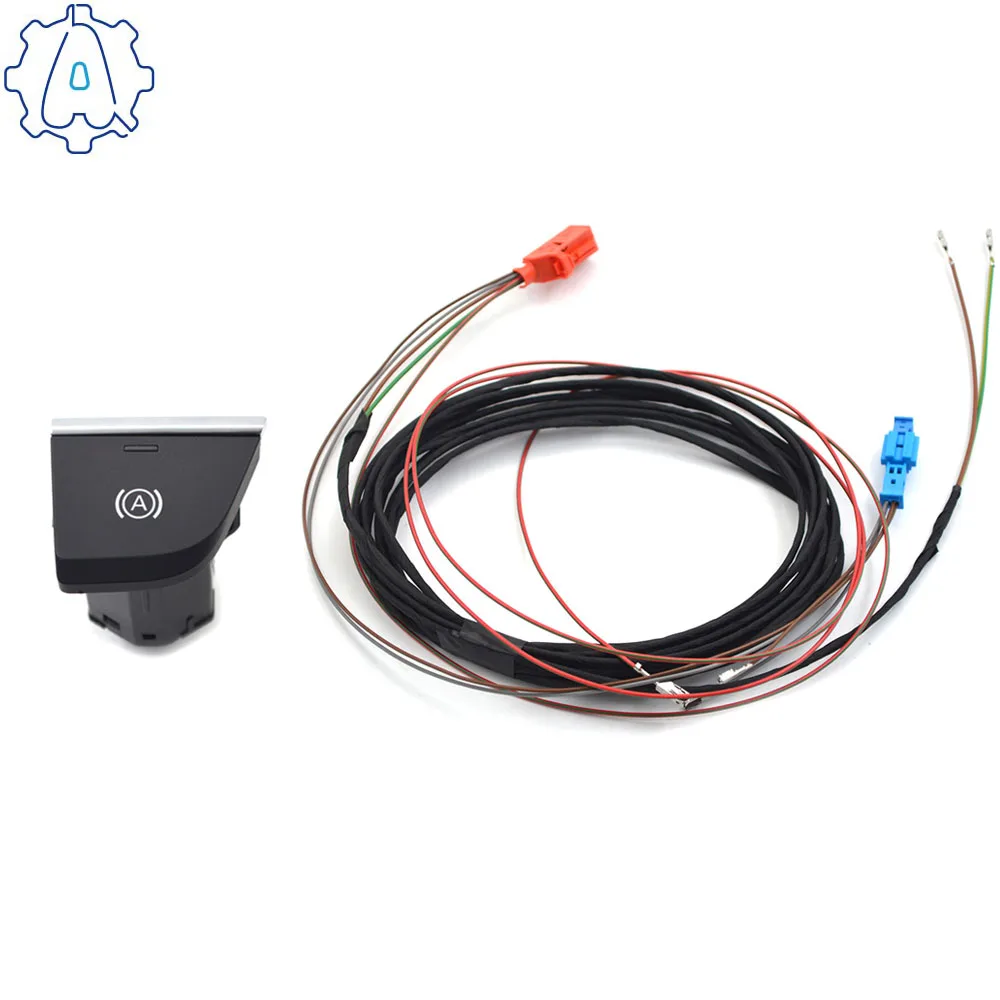 

Hill Hold / Downhill auxiliary system Auto Hold Switch And Wire For Audi Q5 White backlight button LHD 80B 927 143 80B927143