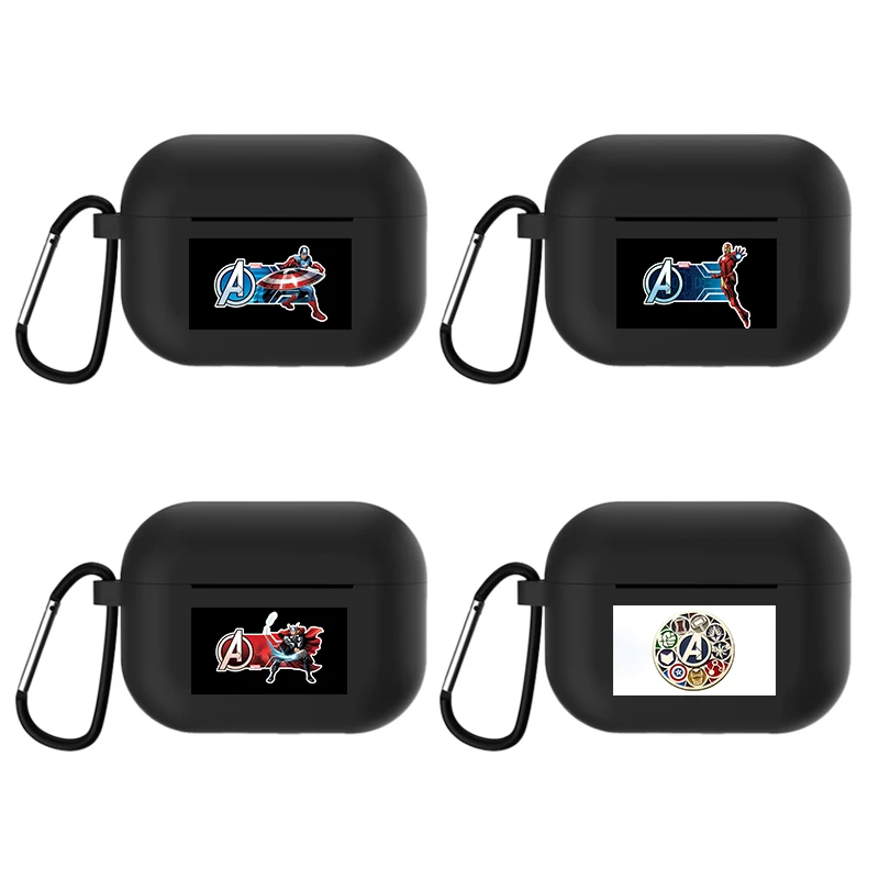 

Marvel Avengers Silicone For Apple Airpods 1 or 2 Shockproof Cover For Apple AirPods 3 Pro Earphone Cases AirPods Pro2 Protector