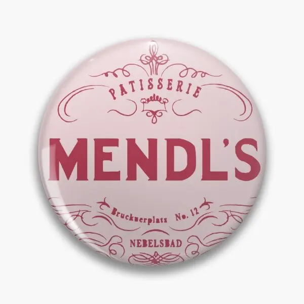 М Mendl Is Patisserie мягкая булавка на пуговицах забавный милый женский значок шляпа