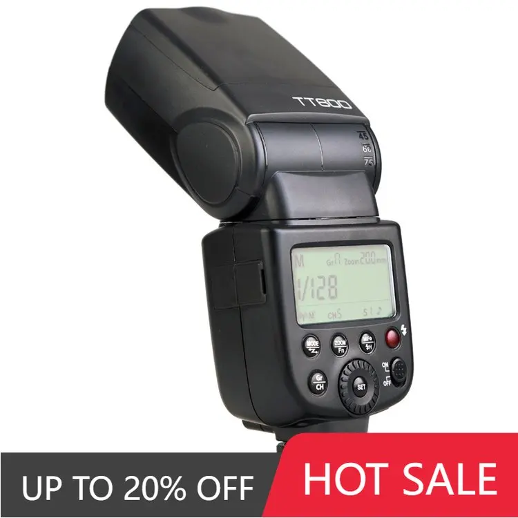 

Godox TT600 2.4G Wireless TTL 1/8000s Flash Speedlite for camera for photo studio