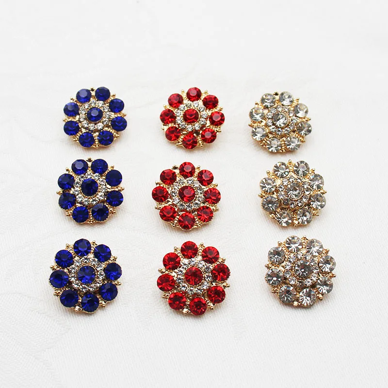 

10 шт./партия, круглые золотистые пряжки для волос, 20 х20 мм