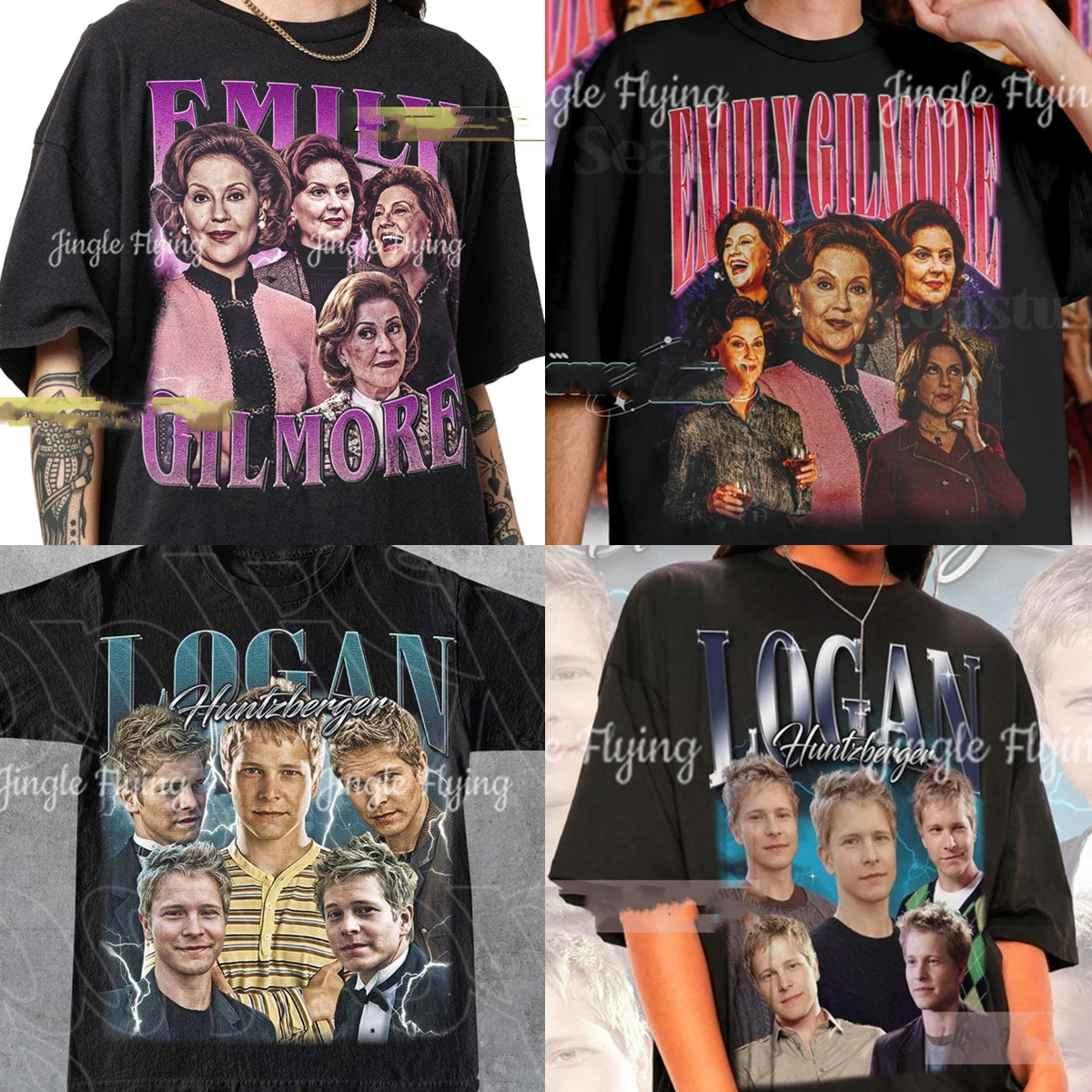 Лимитированная футболка Emily Gilmore Retro Logan Huntzberger в подарок для женщин и мужчин