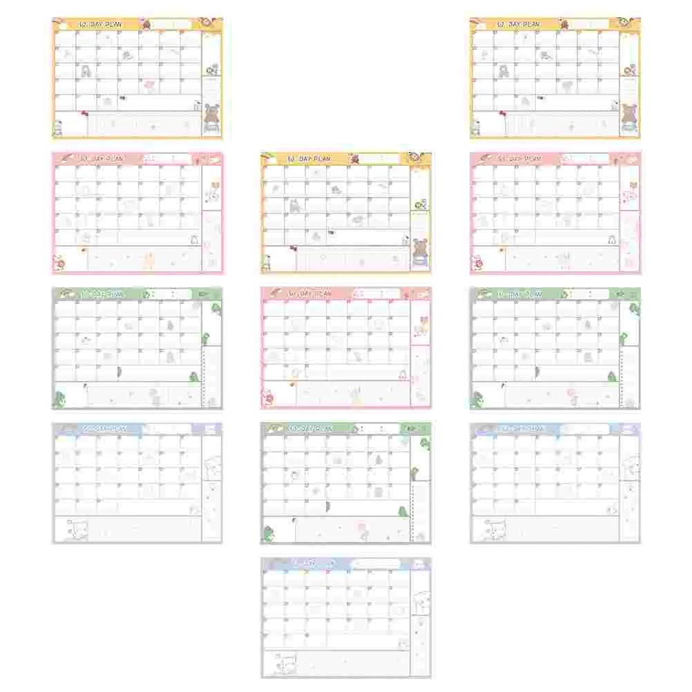 

12 Sheets To Do List Notepad Work and Study Schedule To Do Notepad for Home Office School Student