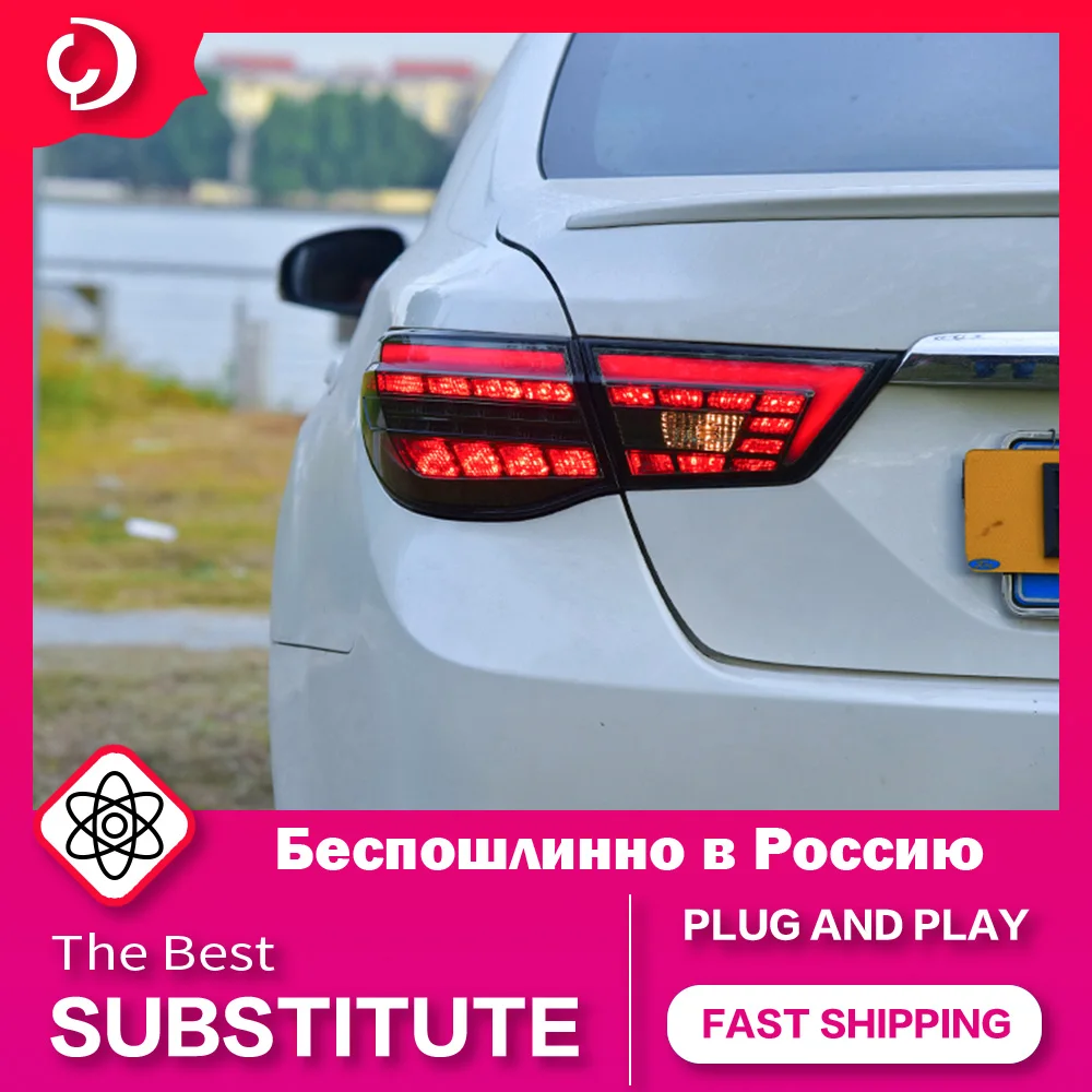 

AKD Car Styling Taillights for Toyota Reiz Mark X 2010-2012 2013-2017 LED DRL Tail Lamp Turn Signal Rear Reverse Brake