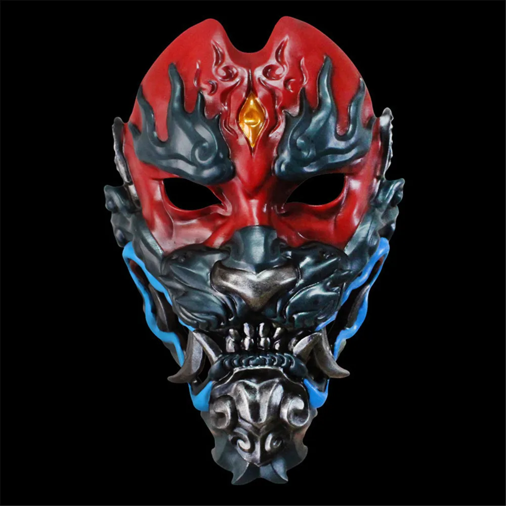

New Halloween Resin Hannya Role-playing Party Devil Mask Noh Buddhism Cosplay はんにゃ Prajna Masks Japanese Samurai Props
