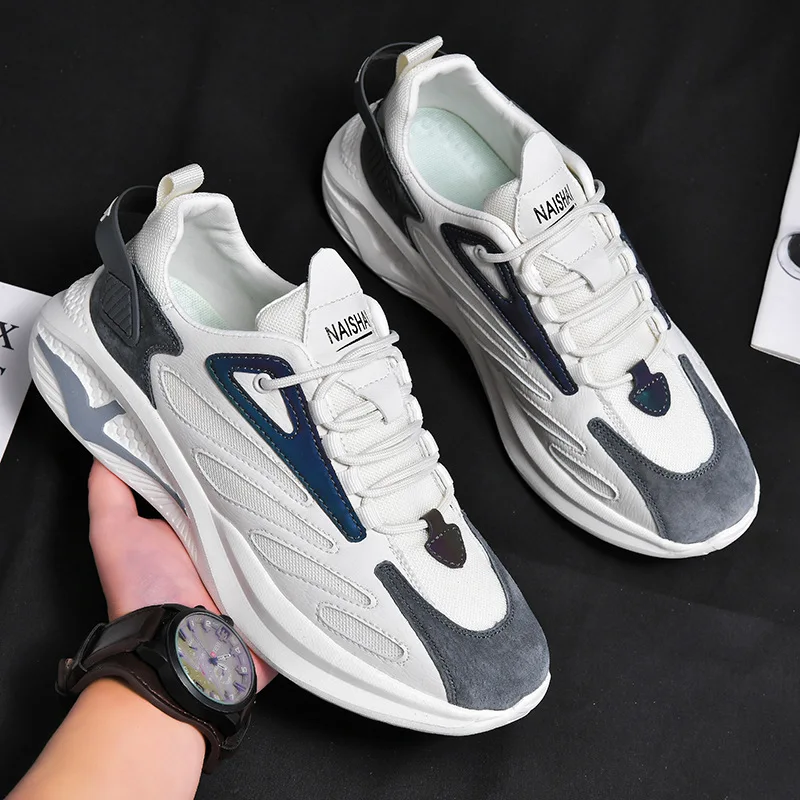 2022 Autumn Low-top Men Shoes New Fashion Trend Non-slip Casual Sports Shoes Comfortable Breathable Wear-resistant Walking Shoes