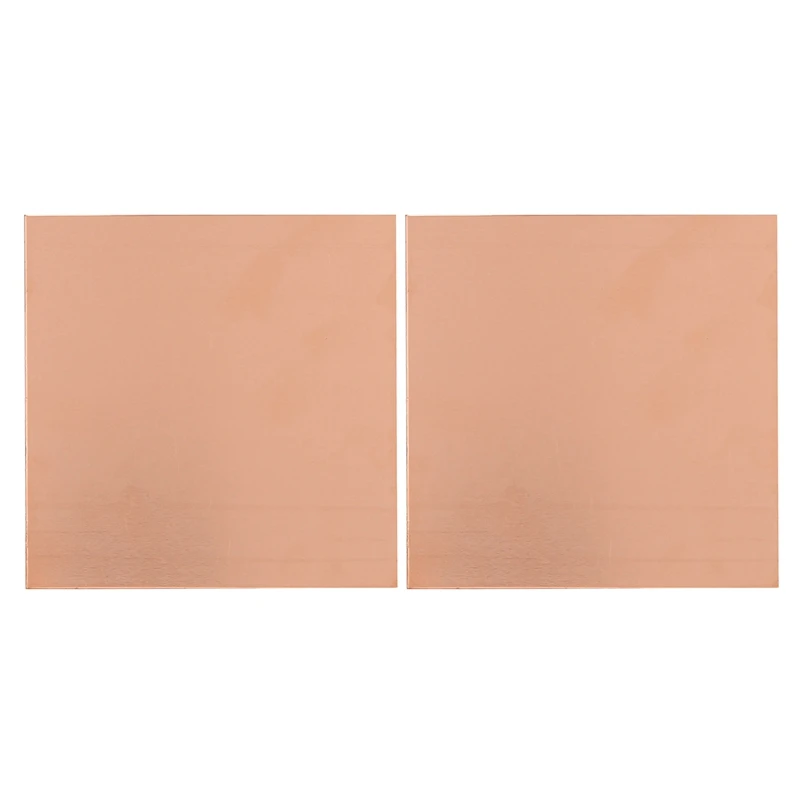 

2X Copper Sheet 1Mm 100 X 100MM
