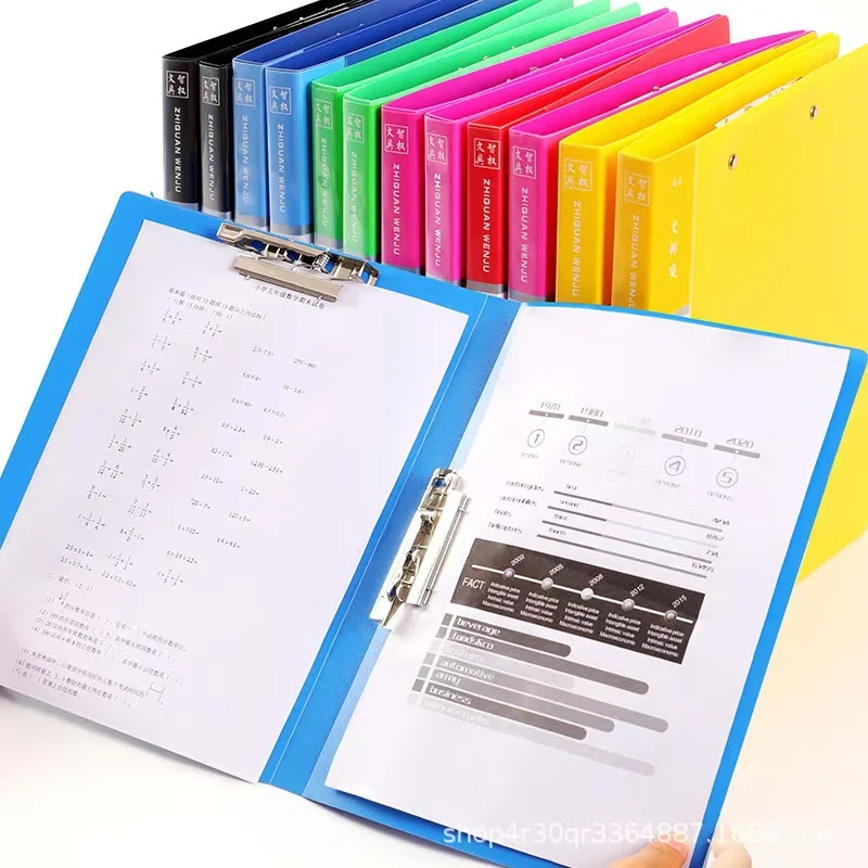 НОВАЯ папка А4 прочная с одним зажимом канцелярские товары для архивов файлов