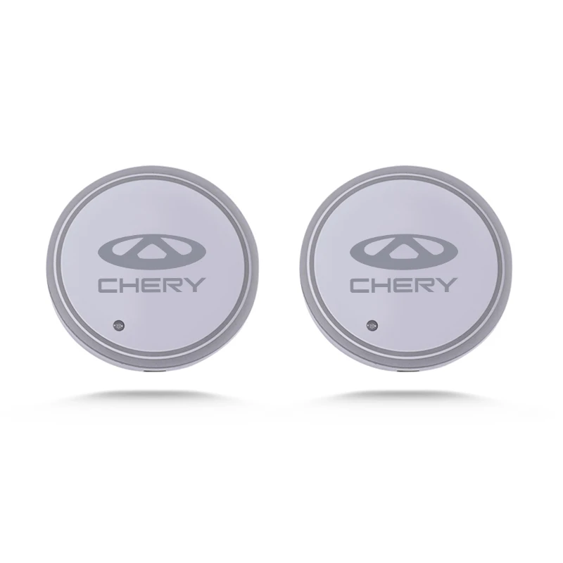 

2 упаковки автомобильных подставок, 7 цветов, держатель подставки для воды, цветной окружающий свет для Chery Tiggo 3 4 5 7 PRO 8 Plus