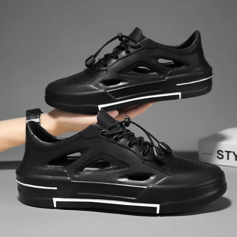 Сандалии мужские из ЭВА повседневная спортивная обувь для улицы Нескользящие