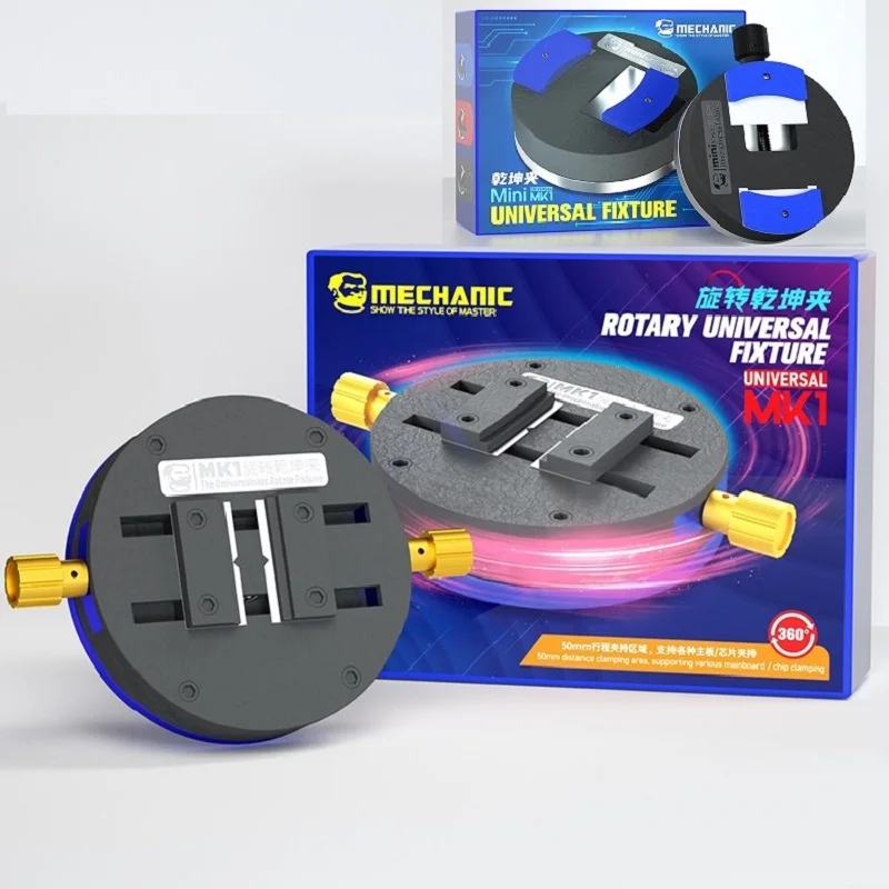 

Mechanic MK1 Mini Motherboard Clip 360 Universal Fixture Phone Camera PCB Holder CPU Glue Removing Microscope Repair Tools Kit